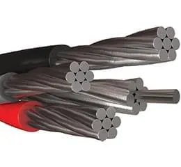 Cord-Coberto Cabo de Alumínio XLPE 15 e 25 kV