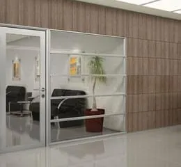 Divisória Piso-teto Fixa Acústica com Alto Padrão