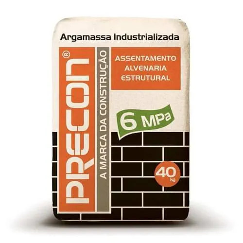 Assentamento de Alvenaria Estrutural 6 MPa - Precon