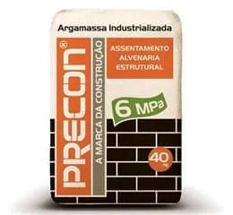Assentamento de Alvenaria Estrutural 6 MPa - Precon