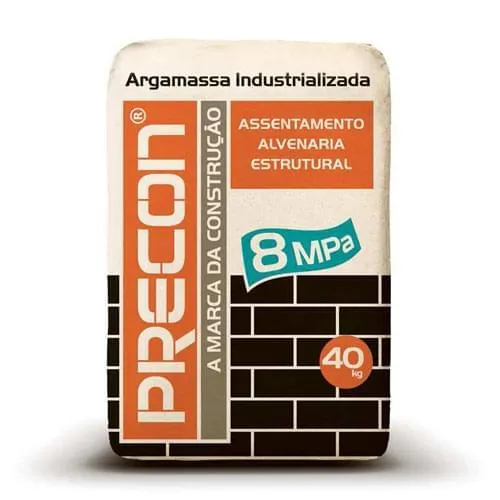 Assentamento de Alvenaria Estrutural 8 MPa - Precon