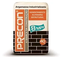 Assentamento de Alvenaria Estrutural 8 MPa - Precon