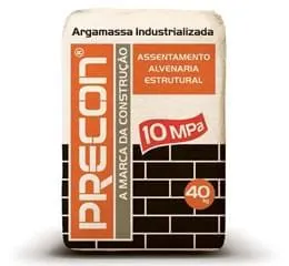 Assentamento de Alvenaria Estrutural 10 MPa - Precon