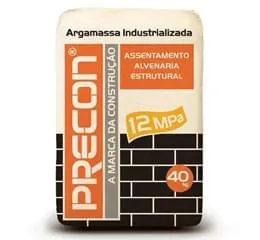 Assentamento de Alvenaria Estrutural 12 MPa - Precon