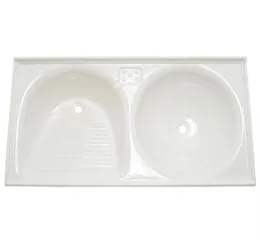 Tanque Duplo de Mármore Sintético 