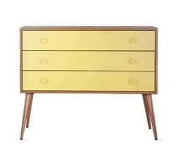 Cômoda Retrô Amarela