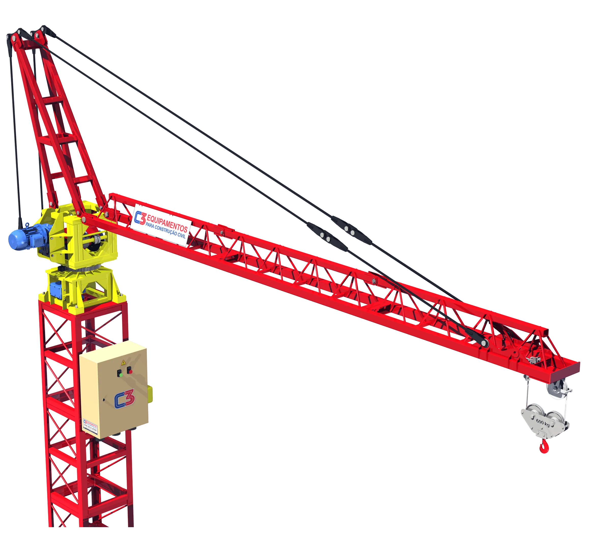 Grua Guincho de Elevação GE600 (Minigrua)