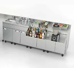 Mobiliário modular e refrigeradores