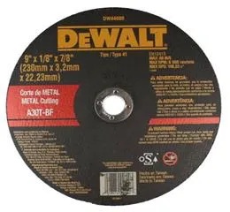 Disco de Corte DW44600