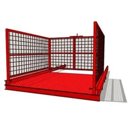 Plataforma de Descarga para Grua e Guindaste