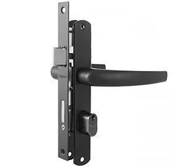 Fechadura Perfil Estreito Preta
