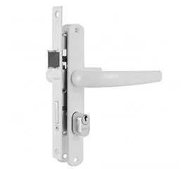 Fechadura Perfil Estreito Branca