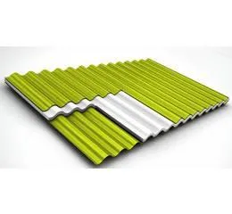 Telha Pré-Pintada e Pós-Pintada Ondulada 17 (Termoacústica - Sanduíche - Pintada)