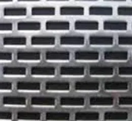 Chapa Perfurada Furo Retangular