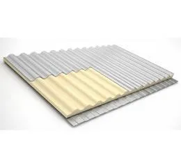 Telha Forro com PU Ondulada 17 (Poliuretano - PU - PIR - Telha Térmica - Telha Sanduíche)