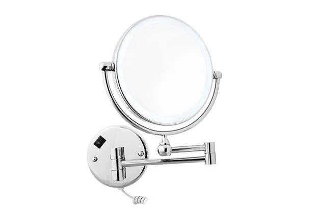 Espelho LED Dupla Face 8 pol. Alfa HT CR