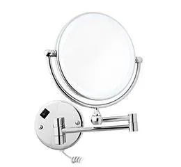 Espelho LED Dupla Face 8 pol. Alfa HT CR