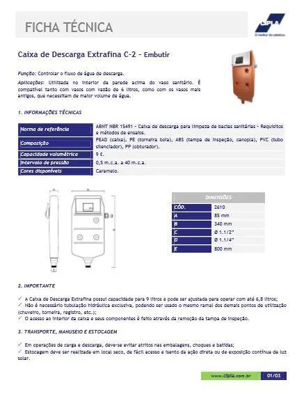 Download de catálogo