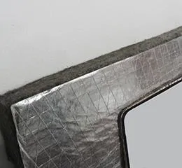 Painel de Lã de Rocha Aluminizada