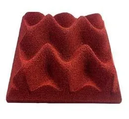 Espuma Acústica Senoidal - Vermelha