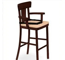 Cadeira Infantil Viena Adele Tabaco com Estofado - Piazza Viena 