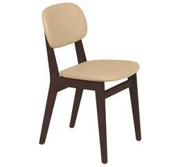 Cadeira Estofada London Tabaco