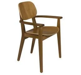 Cadeira com Braço London Amêndoa