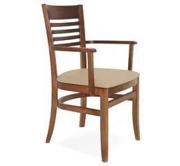 Cadeira com Braço Paris Marie Amêndoa