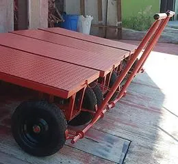 Carrinho Plataforma Assoalho de Madeira ou Chapa Xadrez