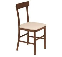 Cadeira Estofada sem Braço Viena Amêndoa