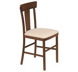 Cadeira Estofada sem Braço Viena Adele Amêndoa