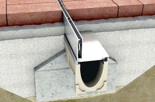 Aco Linha Drenagem Oculta Brikslot