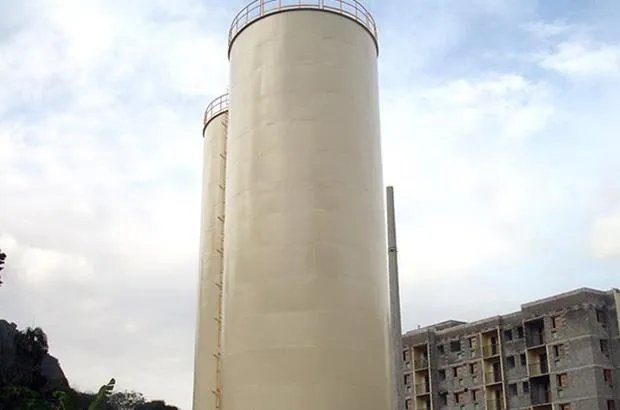 Reservatório Metálico Tubular Alto