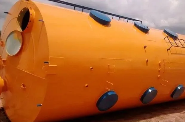 Reservatório Metálico Tubular Alto