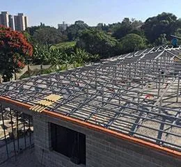 Caibros e Ripas de Aço Galvanizado