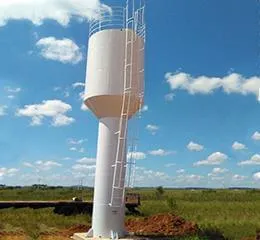 Reservatório Tipo "Taça" com Água na Coluna