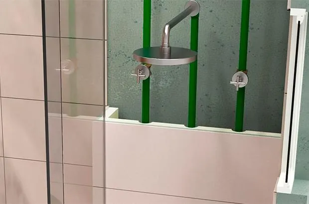 Painel de fechamento com kit hidráulico