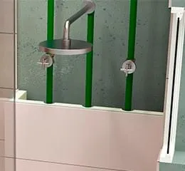 Painel de fechamento com kit hidráulico