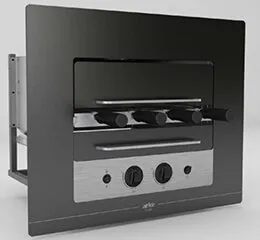 Assador a Gás de Embutir Vitreo Premium 