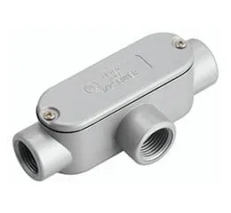 Condulete Fixo Ovalado ½" Tipo "T" com Tampa