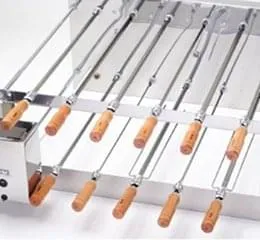Churrasqueira Rotativa Inox Dupla 11 Espetos CRID