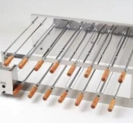 Churrasqueira Rotativa Inox Dupla 15 Espetos CRID