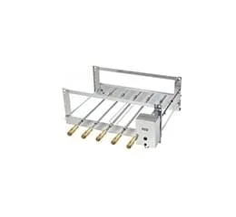 Churrasqueira Rotativa Inox Simples 5 espetos CRIS
