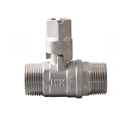 Válvula Esfera Acionamento Restrito Macho x Macho - Saneamento 