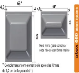 Fôrma Atex Bidirecional 660