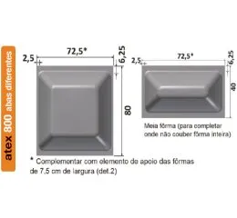 Fôrma Atex Unidirecional 755U