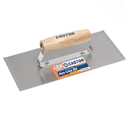 Desempenadeira Lisa Bordas Viradas 12 cm x 27 cm ou 12 cm x 40 cm