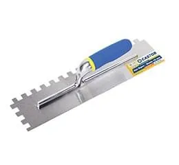 Desempenadeira Dentada Cabo Emborrachado 10 cm x 40 cm - Dente 12mm