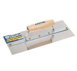 Desempenadeira de Aço Inox para Gesso 12 cm x 30 cm