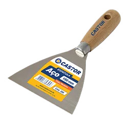 Espátula de Aço com Cabo de Madeira - Série 390